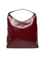 DeeZee Torebka H241062 Bordowy. Czerwone shopper bag DeeZee, bez wzorów, ze skóry, bez dodatków. Za 149.99 zł.