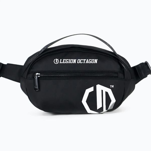Saszetka nerka Octagon Legion Siena. Czarne nerki i saszetki damskie OCTAGON, bez wzorów, z materiału. Za 73.99 zł.