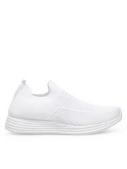 Jenny Fairy Sneakersy WFA0610-3 Biały. Białe obuwie sportowe damskie Jenny Fairy, z materiału, bez zapięcia. Za 41.99 zł.