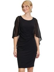 Vera Mont Sukienka w kolorze czarnym rozmiar: 46. Czarne sukienki damskie Vera Mont, bez wzorów, bez ramiączek. Za 245.38 zł.