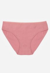 Ciemnoróżowe Majtki Figi z Bawełną i Ozdobnymi Napisami Phioreia. Czerwone figi Born2be, bez wzorów, z bawełny. Za 6.99 zł.