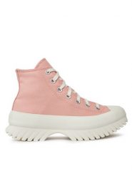 Converse Trampki Chuck Taylor As Lugged 2.0 A05475C Różowy. Czerwone trampki damskie Converse, bez wzorów, z materiału, bez zapięcia. Za 309.99 zł.