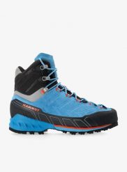 Buty w góry damskie Mammut Kento Tour High GTX. Niebieskie obuwie trekkingowe damskie Mammut, z gore-texu, bez zapięcia. Za 1,040.55 zł.