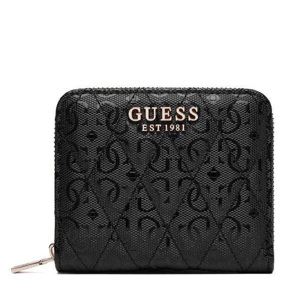 Portfel Guess. Czarne portfele damskie Guess, z aplikacjami. Za 214.99 zł.