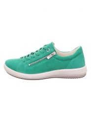Legero Skórzane sneakersy "Tanaro 5.0" w kolorze zielonym rozmiar: 38,5. Zielone obuwie sportowe damskie Legero, bez zapięcia. Za 254.74 zł.