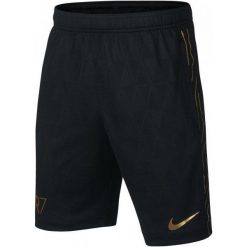 Nike Spodenki Piłkarskie cr7 B Nk Dry Acdmy Short Kz/Black/Metallic Gold/Metallic Gold S. Czarne spodenki chłopięce Nike. Za 105.00 zł.