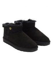 ISLAND BOOT Botki "Ideh" w kolorze czarnym rozmiar: 36. Czarne botki damskie Island Boot, bez obcasa, bez zapięcia. Za 127.35 zł.