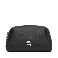 Kosmetyczka KARL LAGERFELD. Czarne kosmetyczki damskie KARL LAGERFELD, bez wzorów. Za 529.99 zł.
