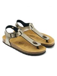 Mandel Sandały "Leon" w kolorze brązowym rozmiar: 39. Brązowe sandały damskie Mandel, bez wzorów, z otwartym noskiem, bez obcasa, bez zapięcia. Za 130.99 zł.