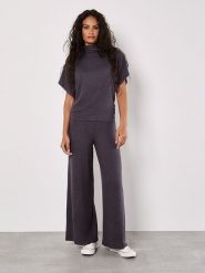Apricot Sweter w kolorze antracytowym rozmiar: XL. Czarne swetry klasyczne damskie Apricot, xl, bez kołnierzyka. Za 87.81 zł.