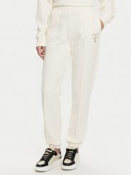 Guess Spodnie dresowe V5RB13 KC3D2 Écru Regular Fit. Spodnie dresowe damskie Guess, s, z aplikacjami, z bawełny. Za 269.99 zł.