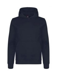 Clique Miami Hoody Junior – Bluza z kapturem z bawełny i poliestru z recyklingu. Niebieskie bluzy damskie CLIQUE, bez wzorów, z bawełny, z kapturem. Za 153.11 zł.