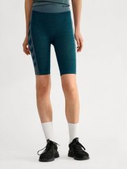 Damskie szorty bezszwowe Hummel Clea. Niebieskie spodenki sportowe damskie Hummel, s, bez wzorów, z materiału, na fitness i siłownię. Za 172.50 zł.