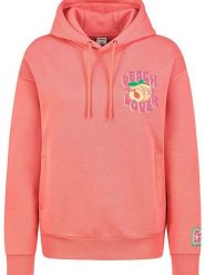 Sublevel Bluza w kolorze łososiowym rozmiar: XS. Czerwone bluzy damskie Sublevel, xs, bez wzorów, z kapturem. Za 96.60 zł.