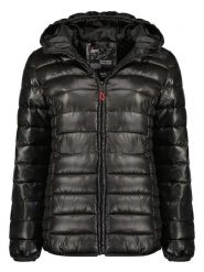Canadian Peak Kurtka pikowana "Colombiana Hood" w kolorze czarnym rozmiar: XXL. Czarne kurtki damskie Canadian Peak, xxl, bez wzorów, bez kaptura. Za 127.35 zł.
