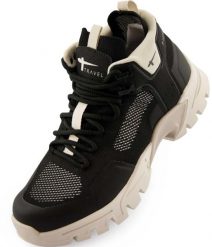 Tamaris Active Hiking czarne damskie buty trekkingowe Flyknit wodoodporne. Czarne obuwie trekkingowe damskie MARIUS, z tkaniny, bez zapięcia. Za 179.00 zł.