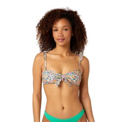 Góra od stroju kąpielowego Rip Curl Afterglow Ditsy Bandeau 3282. Bikini Rip Curl, bez wzorów. Za 89.99 zł.