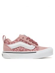 Vans Sneakersy Knu Skool VN000CYUFPR1 Różowy. Czerwone buty sportowe dziewczęce Vans, bez wzorów, ze skóry, bez zapięcia. Za 299.99 zł.