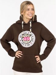 Zwillingsherz Bluza "Kelly" w kolorze brązowym rozmiar: S/M. Brązowe bluzy damskie Zwillingsherz, m, bez wzorów, z kapturem. Za 267.92 zł.