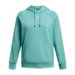 Bluza sportowa damska Under Armour B23507. Niebieskie bluzy damskie Under Armour, xl, bez wzorów, z kapturem. Za 358.00 zł.