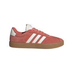 Sneakersy damskie ADIDAS VL Court 3.0. Brązowe obuwie sportowe damskie Adidas, z gumy, bez zapięcia, trekkingowe. Za 239.99 zł.