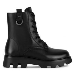 Trapery Lasocki. Czarne trapery damskie Lasocki, bez zapięcia. Za 279.99 zł.
