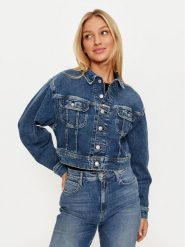 REPLAY Kurtka jeansowa W7Z1 .000.759 53D Niebieski Relaxed Fit. Niebieskie kurtki damskie Replay, xl, bez wzorów, z bawełny, bez kaptura. Za 449.99 zł.