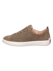 Think! Skórzane sneakersy w kolorze khaki rozmiar: 40. Brązowe obuwie sportowe damskie Think!, bez zapięcia. Za 281.10 zł.