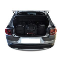 Torby Do Bagażnika Citroen C4 Cactus 2014-2017 4Szt Kjust. Czarne torby podróżne KJUST, bez wzorów. Za 1,144.00 zł.