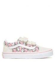Vans Tenisówki Old Skool V VN000CYDCY71 Écru. Buty sportowe dziewczęce Vans, bez wzorów, ze skóry, bez zapięcia. Za 189.99 zł.