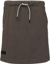 Spódnica damska Loop Derena szara, denim, przed kolano. Szare spódnice damskie Scarpa, na co dzień, na jesień, s, bez wzorów, z bawełny, klasyczne, midi. Za 91.00 zł.