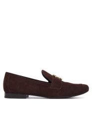 Tory Burch Lordsy 175213 Brązowy. Brązowe półbuty damskie Tory Burch, bez wzorów, ze skóry, bez obcasa, bez zapięcia. Za 1,724.00 zł.