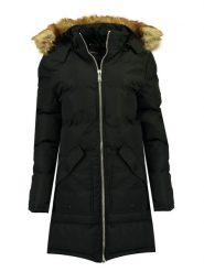 Geographical Norway Parka "Canelle" w kolorze czarnym rozmiar: M. Czarne parki damskie Geographical Norway, m, bez kaptura. Za 223.99 zł.