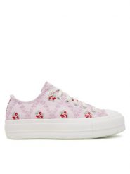 Converse Trampki Chuck Taylor All Star Lift Platform Rose Cross Stitch A13660C Różowy. Czerwone trampki damskie Converse, bez wzorów, z materiału, bez zapięcia. Za 269.99 zł.