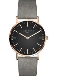 Liebeskind Zegarek kwarcowy w kolorze różowozłoto-szaro-czarnym rozmiar: onesize. Szare, analogowe zegarki damskie Liebeskind, ze stali. Za 303.78 zł.