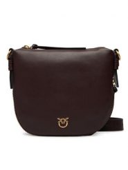 PINKO Torebka Hobo Zip Around Mini Ai 25-26 PLTT 105332 A0QO Bordowy. Czerwone torebki klasyczne damskie Pinko, ze skóry, bez dodatków. Za 1,469.00 zł.