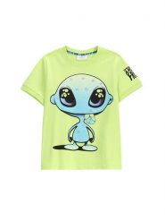 Coccodrillo T-Shirt WC5143203CBK Zielony Regular Fit. Zielone t-shirty i koszulki chłopięce COCCODRILLO, bez wzorów, z bawełny, bez kołnierzyka, bez ramiączek. Za 29.99 zł.