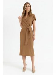 Stylove Sukienka w kolorze karmelowym rozmiar: M. Brązowe sukienki damskie Stylove, bez wzorów, bez ramiączek. Za 193.70 zł.