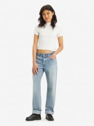 Levi's Dżinsy "501" - Regular fit - w kolorze błękitnym rozmiar: W25/L30. Niebieskie jeansy damskie Levi's. Za 213.18 zł.