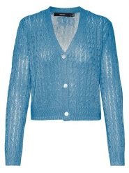 Vero Moda Kardigan w kolorze niebieskim rozmiar: XS. Niebieskie kardigany damskie Vero Moda, xs, bez wzorów. Za 120.95 zł.