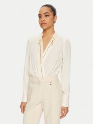Elisabetta Franchi Body CB-003-46E1 Écru Regular Fit. Body i gorsety Elisabetta Franchi, bez wzorów, z wiskozy. Za 1,639.00 zł.