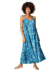 Aller Simplement Sukienka w kolorze niebieskim rozmiar: 34-40. Niebieskie sukienki damskie Aller Simplement, bez wzorów, klasyczne, bez ramiączek. Za 56.99 zł.