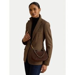 Torebka LAUREN RALPH LAUREN. Brązowe torebki klasyczne damskie Lauren Ralph Lauren, bez dodatków. Za 1,599.00 zł.