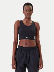 Reebok Biustonosz sportowy ID 100075420 Czarny. Czarne biustonosze sportowe damskie Reebok, bez wzorów, z syntetyku. Za 109.99 zł.