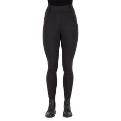 Damskie legginsy jeździeckie z pełną przyczepnością Imperial Riding Tamara. Czarne legginsy damskie IMPERIAL RIDING, z aplikacjami, z materiału. Za 436.45 zł.