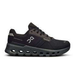 Buty do biegania damskie On Cloudrunner. Czarne obuwie sportowe damskie On, bez zapięcia, do biegania. Za 1,076.00 zł.