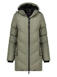 Geographical Norway Kurtka pikowana "Bisous" w kolorze khaki rozmiar: XXL. Brązowe kurtki damskie Geographical Norway, xxl, bez wzorów, bez kaptura. Za 230.04 zł.