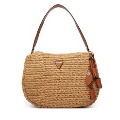 Torebka Guess. Brązowe torebki klasyczne damskie Guess, bez dodatków. Za 639.99 zł.