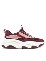 Steve Madden Sneakersy SM11004652 Bordowy. Czerwone obuwie sportowe damskie Steve Madden, ze skóry, bez zapięcia. Za 359.99 zł.
