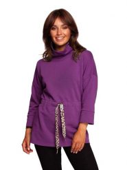 Be Wear Bluza w kolorze fioletowym rozmiar: S. Różowe bluzy damskie Be Wear, s, bez wzorów, bez kaptura. Za 74.46 zł.